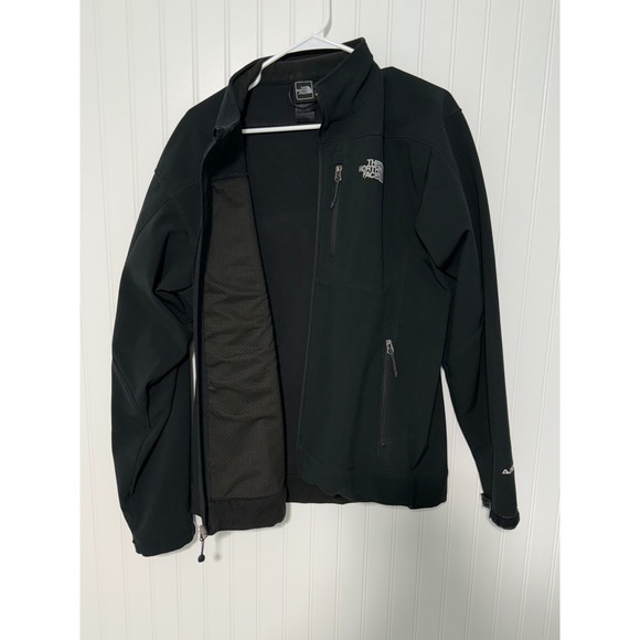 The North Face Apex Softshell Jacket Full‎ Zip Black Mens Large - Picture 6 of 15